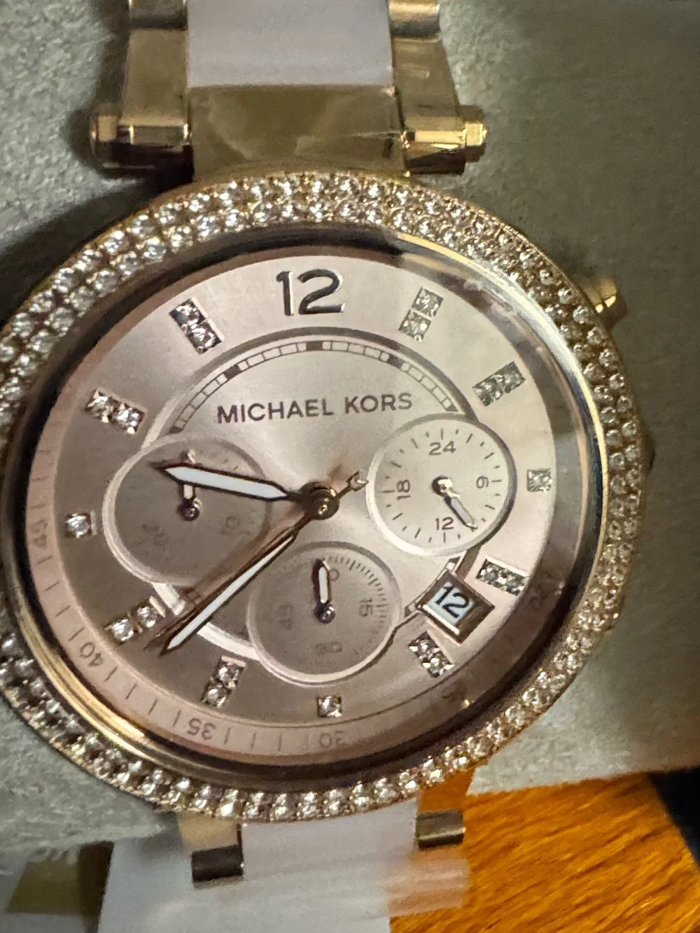 Michael Kors Parker Rose Gold Chronograph Quartz 39mm Ladies Watch | MK5896